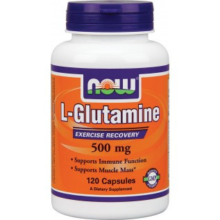 Now L-Glutamine 500mg 500mg-120 Capsules