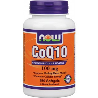 Now CoQ 10-100 mg 100 mg-50 Gels