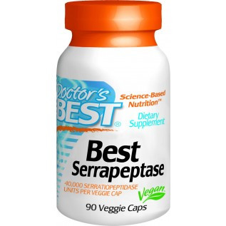 Doctor's Best Best Serrapeptase 90 V-Capsules