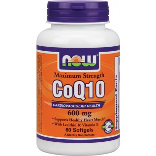 Now CoQ10 High Potency 600 mg 400mg-60 Softgels