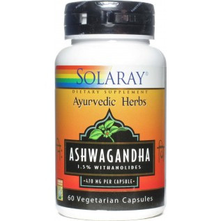 Solaray Ashwagandha 60 Capsules