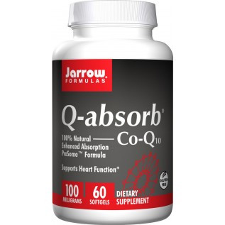 Jarrow Formulas Q-absorb Co-Q10 100mg 100mg-60 Softgels