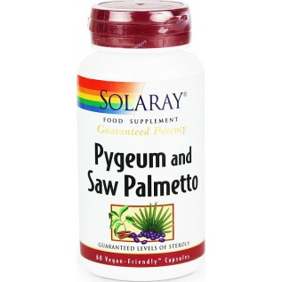 Solaray Pygeum - Saw Palmetto 60 Capsules
