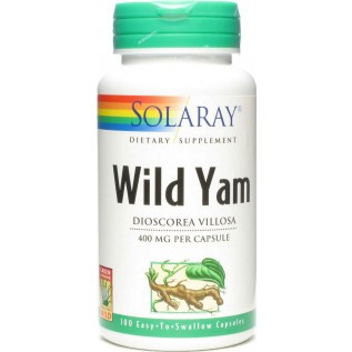 Solaray Wild Yam 400mg 400mg-100 Capsules