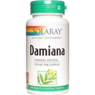 Solaray Damiana 370mg 370mg-100 Capsules