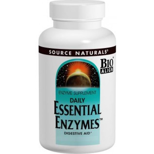 Source Naturals Daily Essential Enzymes 500 mg 500mg-240 Capsules