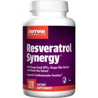 Jarrow Formulas Resveratrol Synergy 120 Tablets