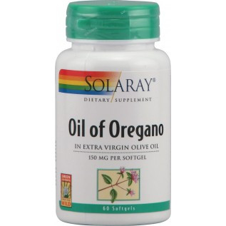 Solaray Oil Of Oregano 60 Softgels