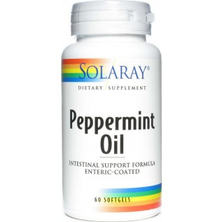 Solaray Peppermint Oil 60 Softgels