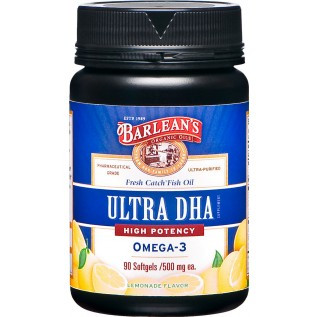 Barlean's Ultra DHA 90 Softgels