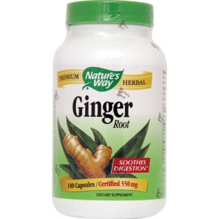Nature's Way Ginger Root 180 Capsules