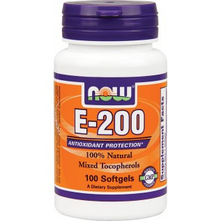 Now E-200 100 Softgels