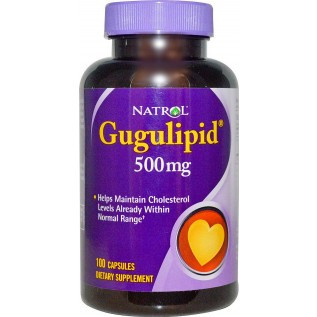 Natrol Gugulipid 500mg 500mg-100 Capsules