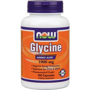 Now Glycine 1000mg 1000mg-100 Capsules
