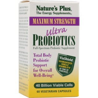 Nature's Plus Maximum Strength Ultra Probiotics 60 Capsules