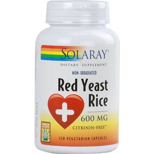Solaray Red Yeast Rice 600mg 600mg-120 Capsules