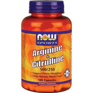 Now Arginine - Citrulline 120 Capsules