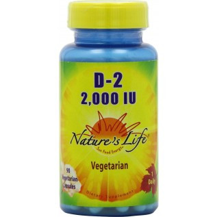 Nature's Life D-2 2000 IU 2000 IU-90 Capsules