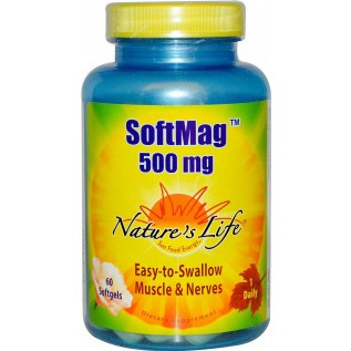 Nature's Life SoftMag 500 mg 60 Softgels