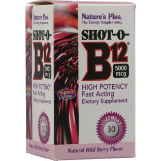 Nature's Plus Shot-O-B12 30 Lozenges