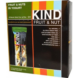 Kind Snacks Kind Bar Fruits - Nuts in Yogurt 12 Bars