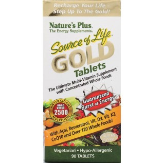 Nature's Plus Source Of Life GOLD Tablets 180 Tablets