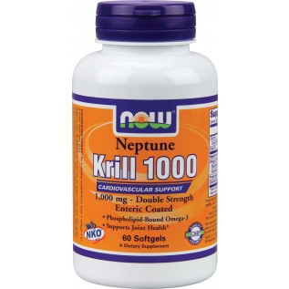Now Neptune Krill 1000 mg 1000mg-60 Softgels