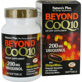 Nature's Plus Beyond CoQ10 200mg 200mg-30 Softgels