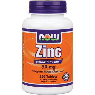 Now Zinc 50 mg 50mg-250 Tablets
