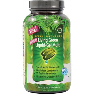 Irwin Naturals Living Green Multi For Women 120 Softgels