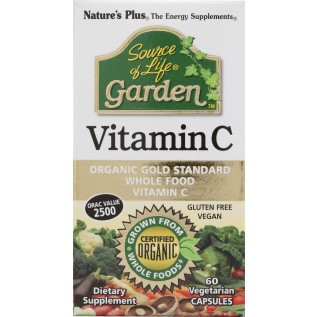 Nature's Plus Source of Life Garden Vitamin C 60 V-Capsules