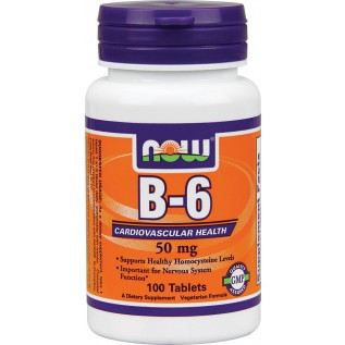 Now B-6 50 mg 50mg-100 Tablets