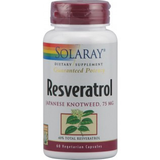 Solaray Resveratrol Extract 75mg 75mg-60 Capsules