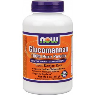 Now Glucomannan 100% Pure Powder 8 Oz.