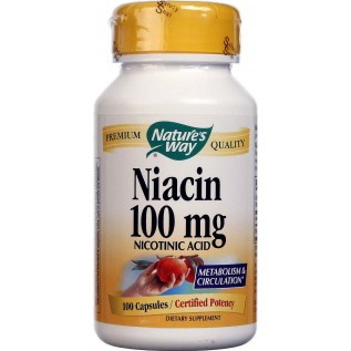 Nature's Way Niacin 100 mg 100mg-100 Capsules