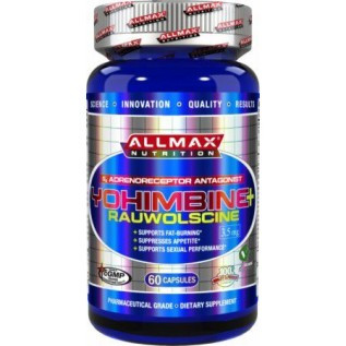 ALLMAX NUTRITION Yohimbine - Rauwolscine 60 Capsules