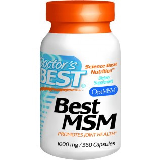 Doctor's Best Best MSM 1000mg 1000mg-360 Capsules