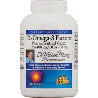 Natural Factors RxOmega-3 Factors 240 Softgels