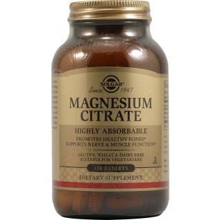 Solgar Magnesium Citrate 120 Tablets