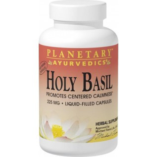 Planetary Herbals Holy Basil 225mg 225mg-30 Liquid Capsules