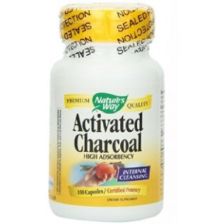 Nature's Way Activated Charcoal 100 Capsules
