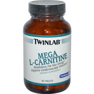 Twinlab Mega L-Carnitine 500 mg 500mg-60 Tablets