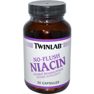 Twinlab Niacin No-Flush 50 Capsules