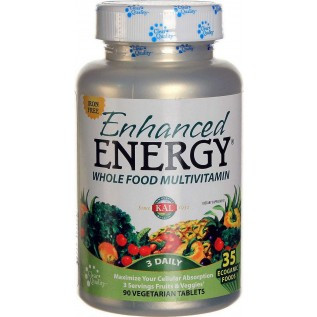 KAL Enhanced Energy w-o Iron 90 Tablets