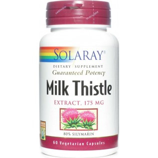 Solaray Milk Thistle Extract 60 Capsules