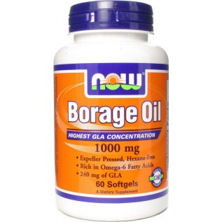Now Borage Oil  60 Softgels