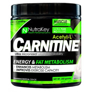 NutraKey Acetyl L-Carnitine 500 Servings