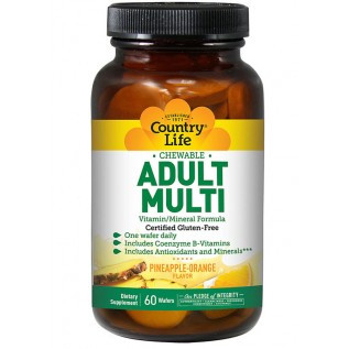 Country Life Chewable Adult Multi 60 Wafers