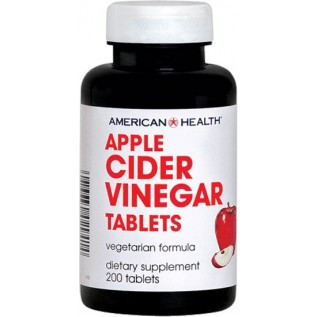 American Health Apple Cider Vinegar Tablets 480mg-200 Tablets
