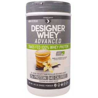 Designer Protein Designer Whey Advanced Grass Fed 100% Whey Protein 1.85 Lbs.